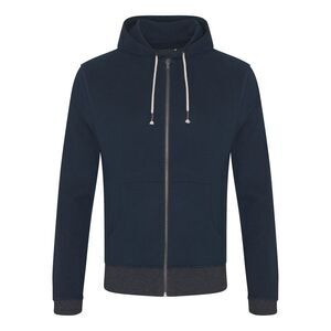 Ecologie Mens Okavango Contrast Zoodie / Navy/Charcoal